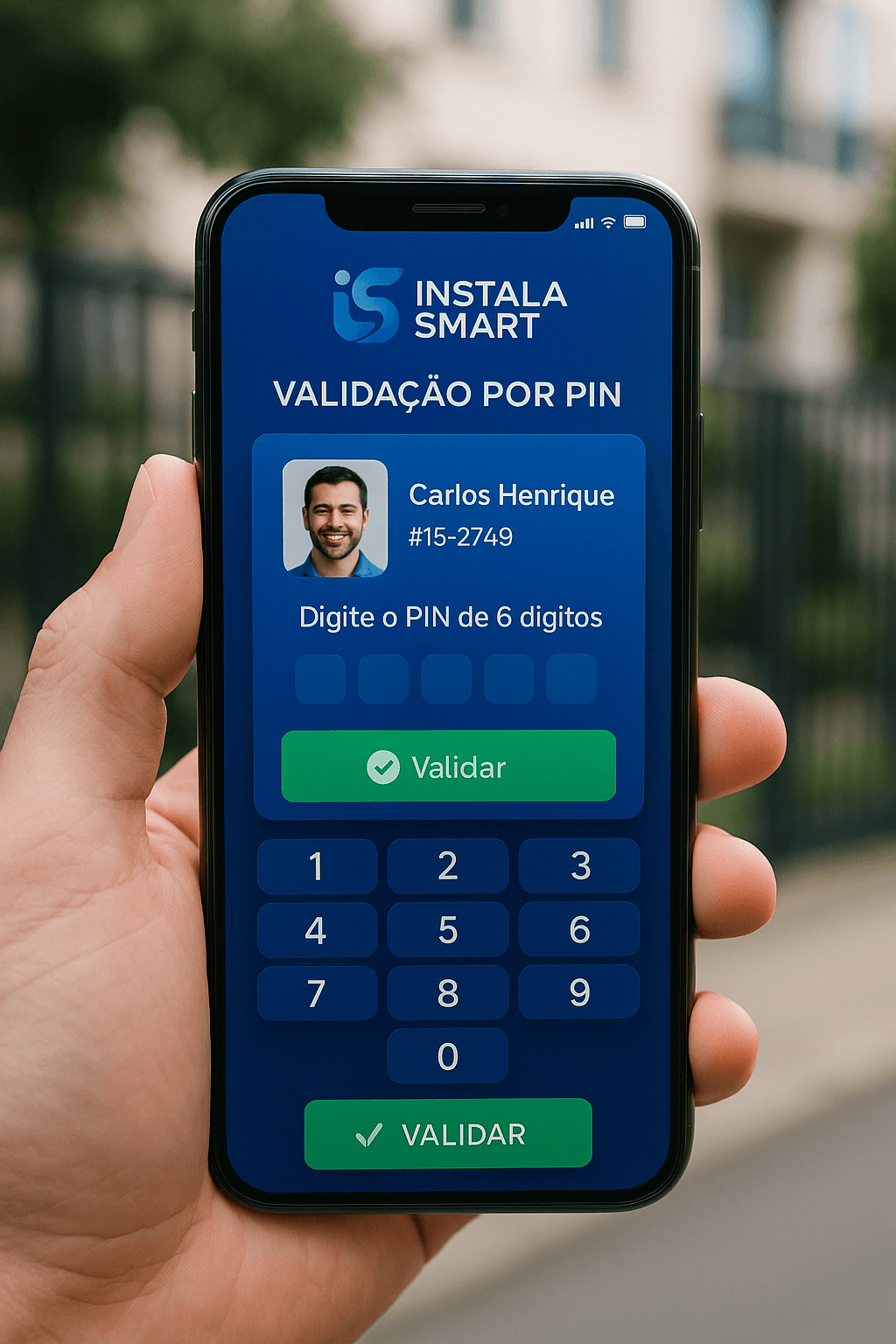 Solicitação recebida